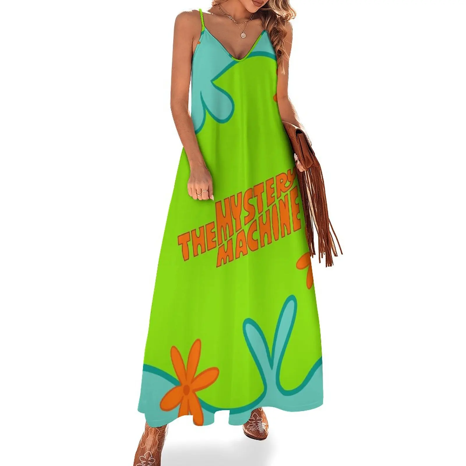 

New It's a mystery Sleeveless Dress Evening gown Woman's evening dress summer dress korean women