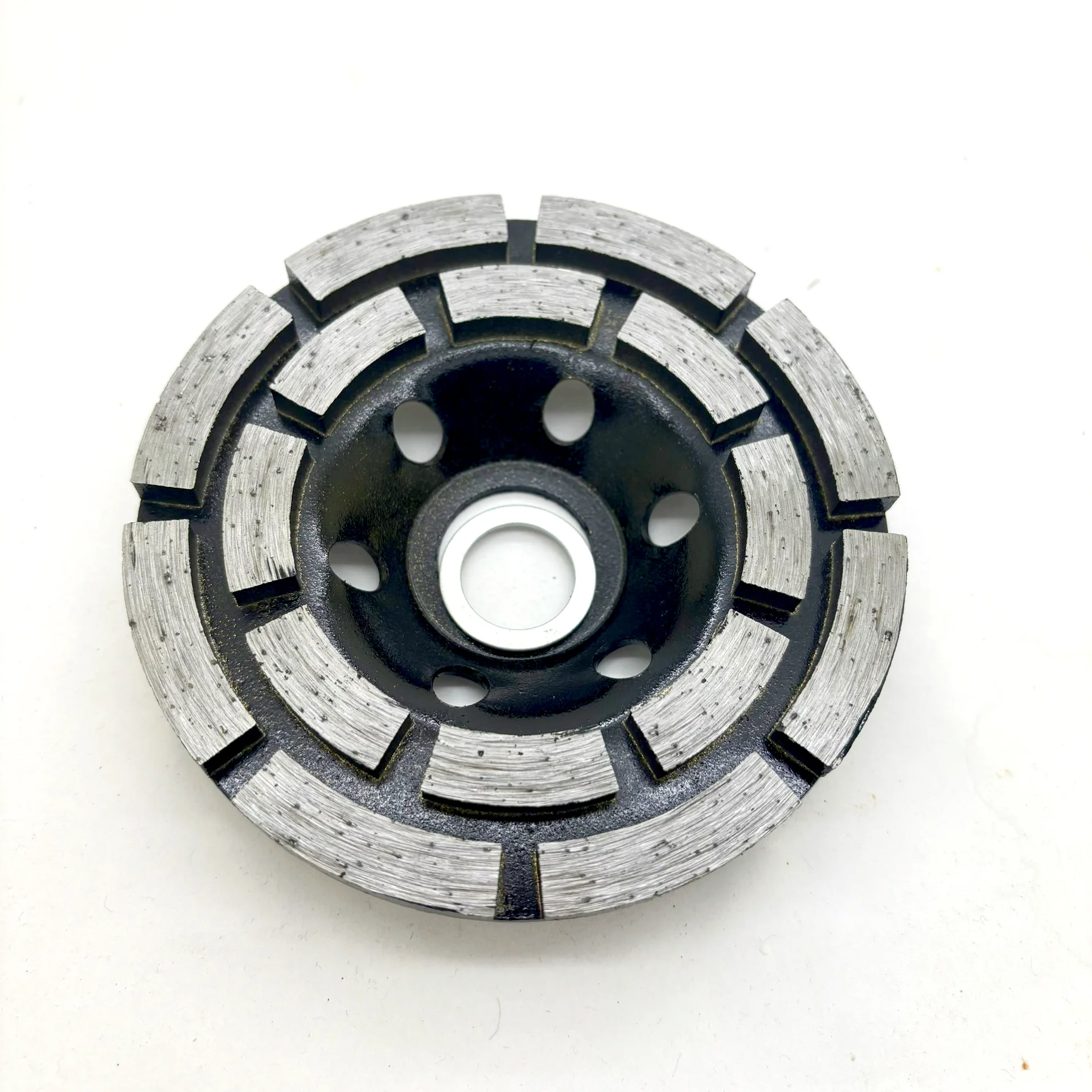 Diamond Double Row Grinding Wheel Cement Stone Concrete Floor Millstone Diamond Grinding Wheel Durable 4 inch 5 inch