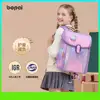 BOPAI Children's Waterproof Schoolbag Boys and Girls Spine Protection Burden Reduction Backpack Primary School Shoulder Bag 1