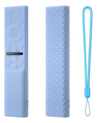 Silicone Protective Remote Control Case - Durable Grip Cover (Luminous blue)
