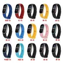 

Suitable for small rice bracelet 6 generation 5 generation two-color strap intelligent sports mill et bracelet 5 wristband
