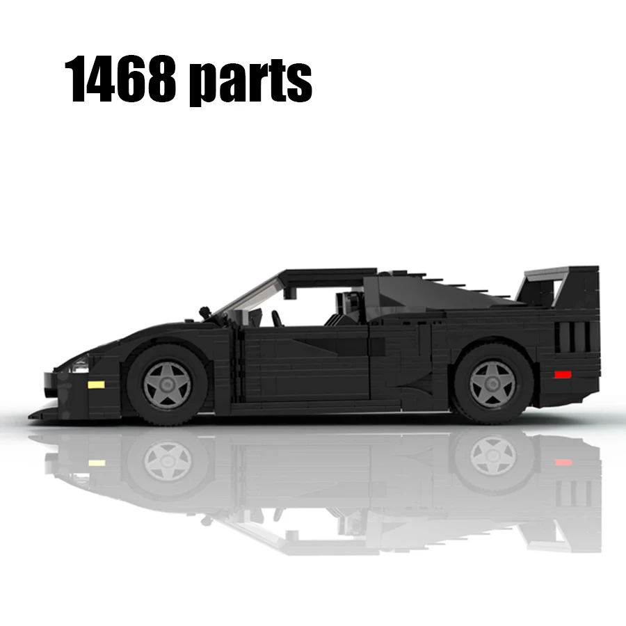 기술 차량 장난감 자동차 모델 빌딩 블록, MOC 자동차 moc-86902, 1468 부품
