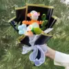 Cartoon Winnie the Pooh Plush Doll Toy Handmade Flower Bouquet Wedding Valentine's Day Christmas Graduation Gifts 6