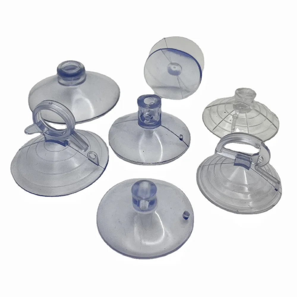 

Mushroom Head Clear Suction Cups Vacuum Suckers PVC Kitchen Bathroom Window Wall Car Hooks