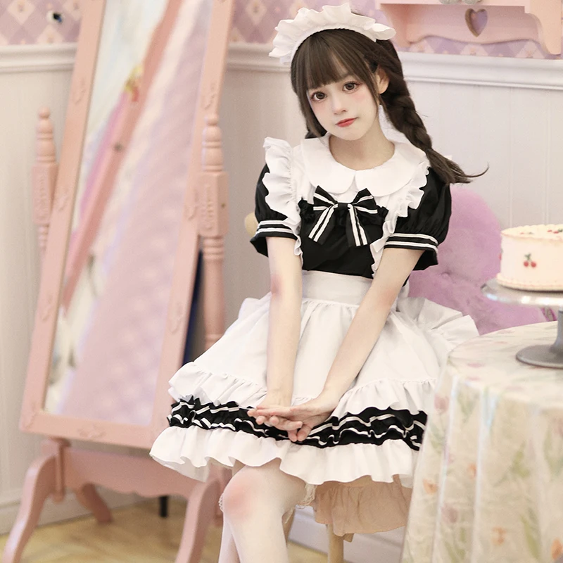 

Women Maid Outfit Lolita Cosplay Cute Sexy Erotic Kawaii Cafe Costume