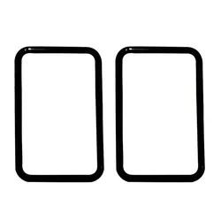 2 Pack 3D Curved Waterproof Full Screen Protector Cover - Anti - Fingerprint (PMMA)