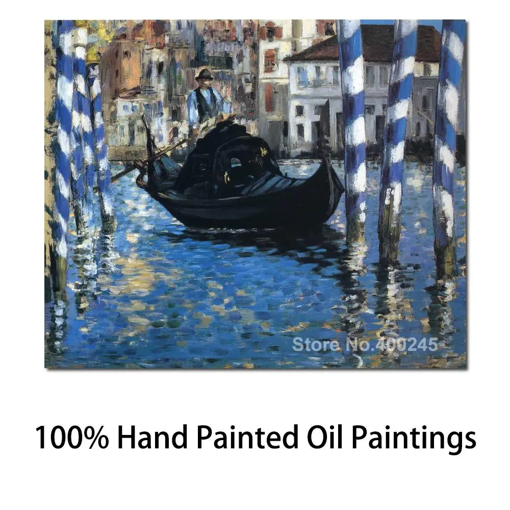 

The Grand Canal of Venice (Blue Venice) Edouard Manet Painting for Sale Hand Painted High Quality