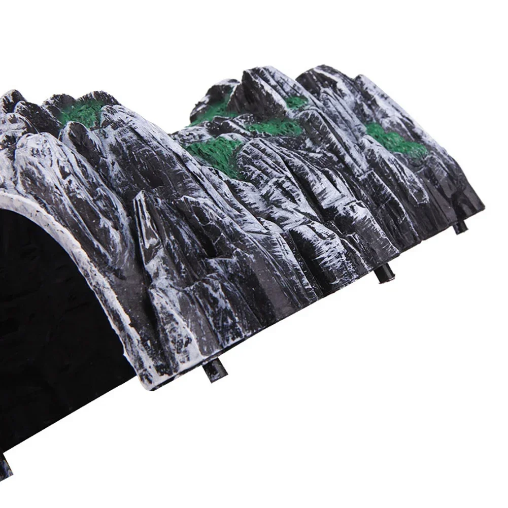 Plastic Rockery Tunnel Track Train Slot 1:87 Scale Model Toy Train Railway Cave Tunnels Sand Table Model Railway Accessories 5