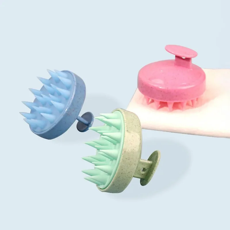 Silicone Scalp Massage Comb Hair Washing Brush for Itching Relief