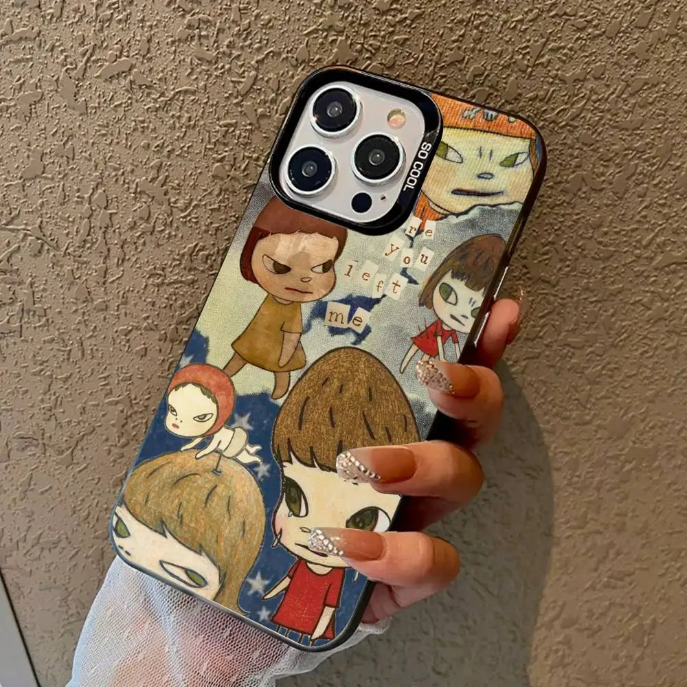 Japan Yoshimoto Nara Cartoon Girl Colorful Phone Case