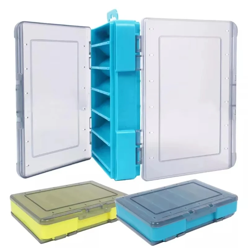 Fishing Accessories Box U Size Wooden Shrimp Box Bait Storage VIB Minobo Climb Transparent