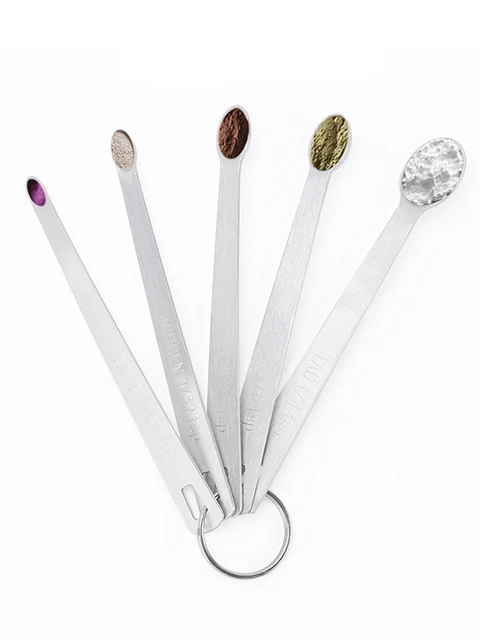 Set 5 Cucchiai Dosatori In Acciaio - Misurini Precisi Per Spezie E Cucina - Foto 5