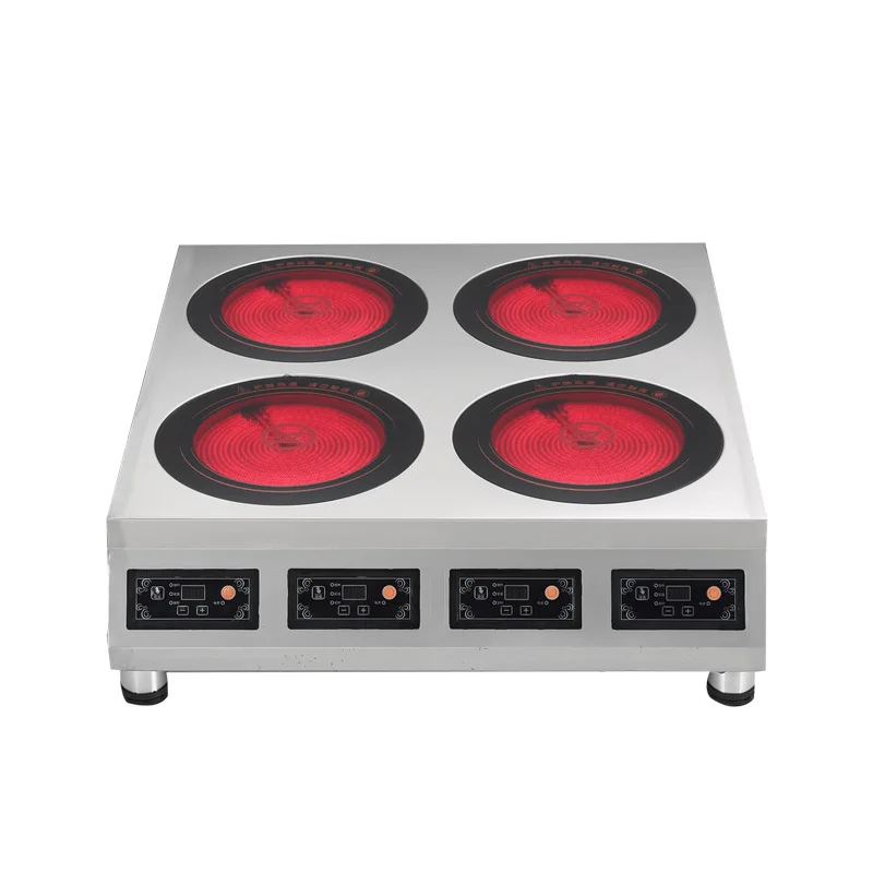 Commercial Electric Cooktop, 30 Inch Built-in Radiant Electric Stove Top,  240V Ceramic Electric Stove with 4 Burners, Timer - AliExpress