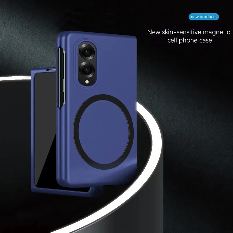 Ultra Thin Skin Feel Magnetic Phone Case with Magsafe Compatibility and Wireless Charging Capability
