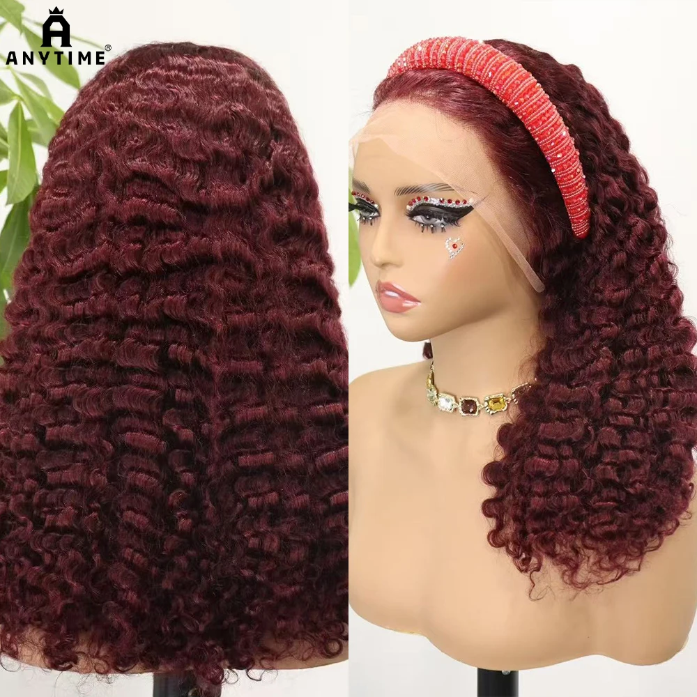 300% Density Burmese Curly 12A Double Drawn 13x4 Transparent Lace Frontal Wigs Burmese Curl Human Hair Full Wig for Black Women