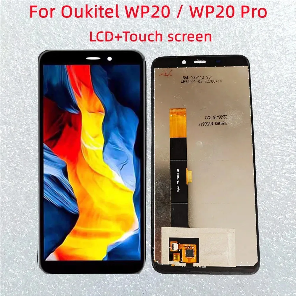 5.93 Originale Per OUKEL WP20 Display LCD Nuovo Oukel WP20 Pro G2 Touch Screen WP32Pro WP32 Digizer Assembly di Ricambio  509