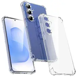 Ultra Clear Thin Soft Shockproof Silicone Case - Universal Fit for Samsung Galaxy Smartphones (Clear)