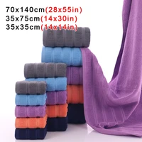 100% Cotton Towels Set, Highly Absorbent Bath Towel Set Washcloths 3-piece Set Used In Beach Bathroom Hotel Quality Soft Towel 2