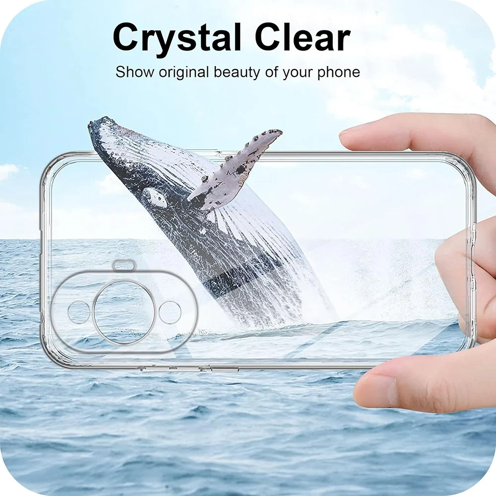 Ultra Slim Transparent Shockproof Clear Case - Soft TPU Cover