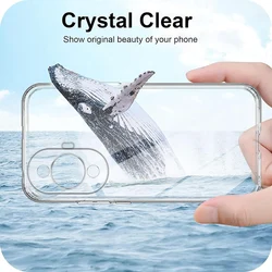 Ultra Slim Transparent Shockproof Clear Case - Soft TPU Cover for NOVA 12S 4G (Clear)