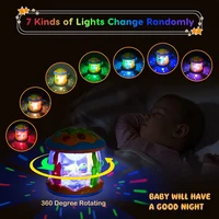 Baby 4 in 1 Tummy Time Crawling Toy Early Learning Sea Animals Sensory Toy Light Up Musical Projector for Infant Toddler Gifts 2