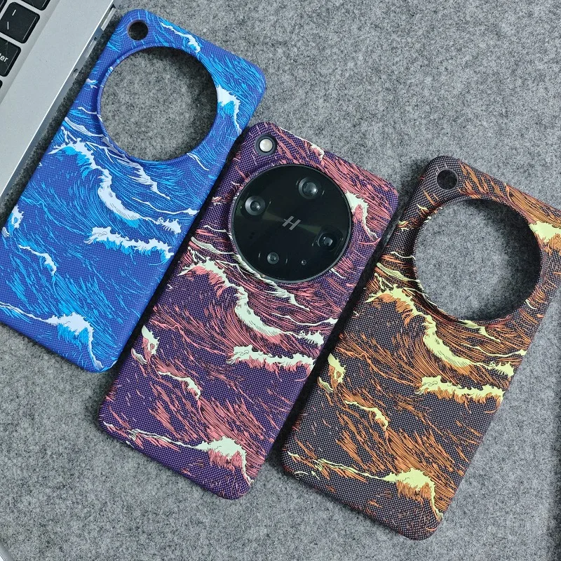 Floral Wave Pattern Lightweight Hard Case