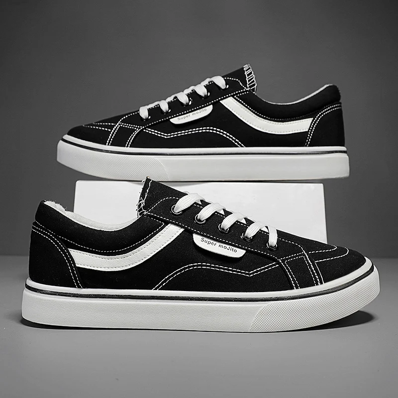 New Arrival Men Canvas Shoes Low Top Sports Tennis Shoes for Men Tenis