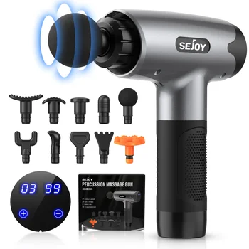 Sejoy 10 Speed Massage Gun Relaxation Deep Tissue Percussion Muscle Relax Massager 1