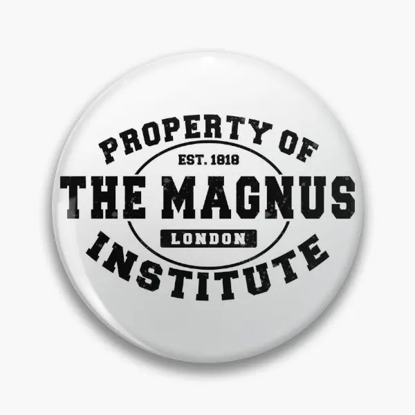 

Varsity Magnus Archives Logo Black Soft Button Pin Gift Collar Women Brooch Fashion Funny Creative Hat Cartoon Badge Decor