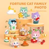 Cute and Fun Lucky Cat Birthday Gift Puzzle Toy Children's Assembly Small Particle Indoor Assembly Building Blocks 1