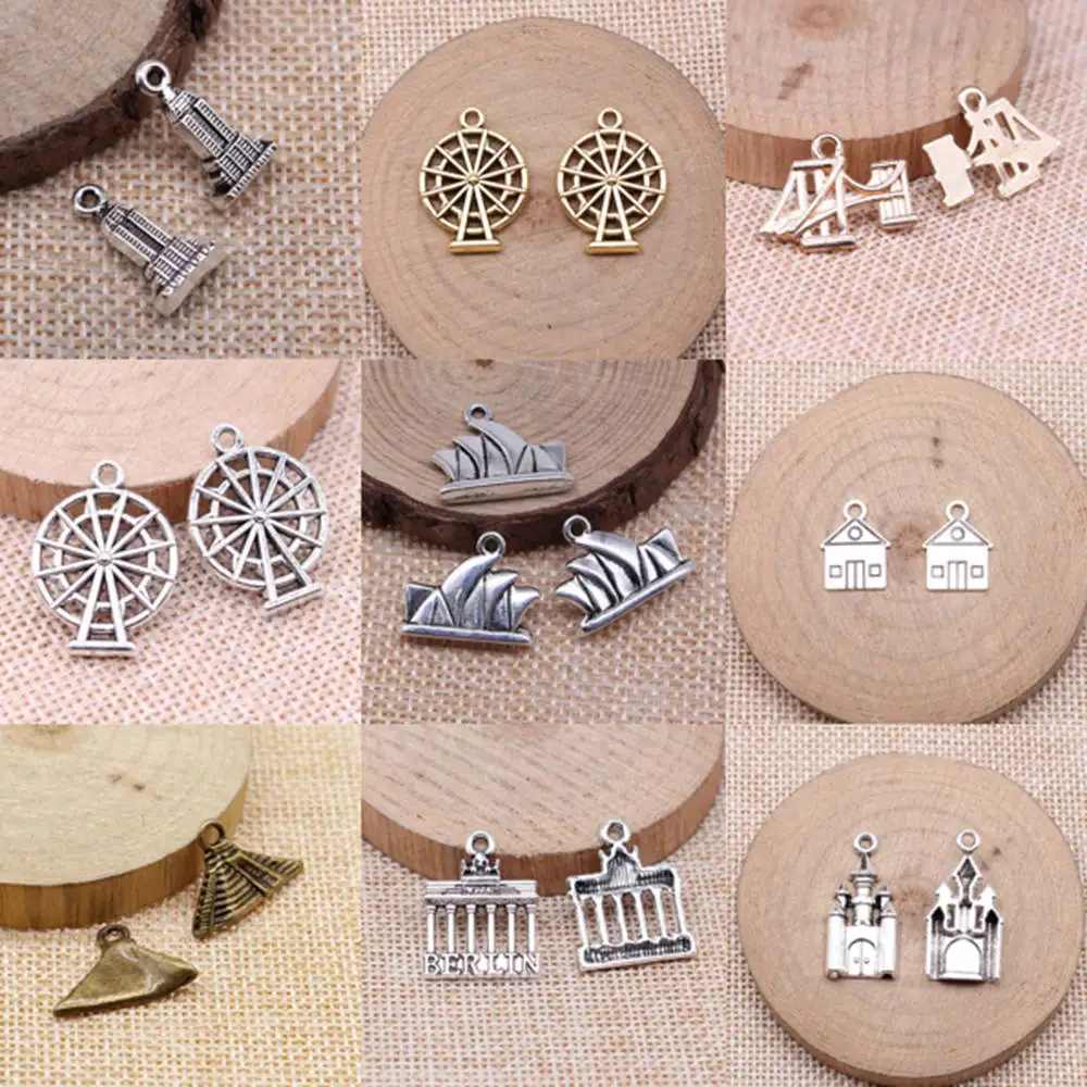 

House Building Charms For Jewelry Making Accessories For Women New In