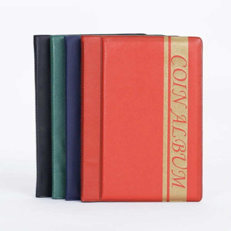 

120 Pockets PVC Collecting Coin Storage Coins Album Collection Book Commemorative Holders for Collector Gifts Supplies