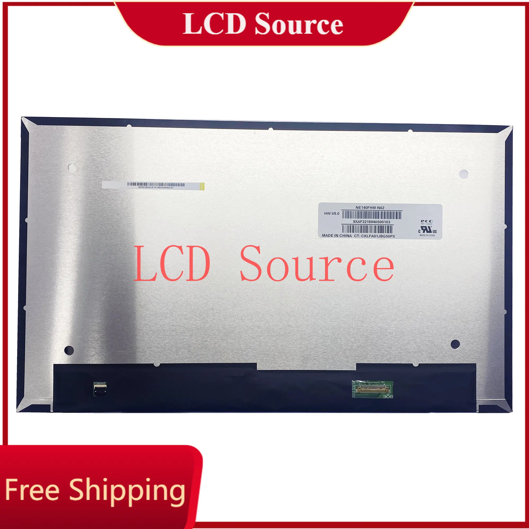 

NE140FHM-N62 30pins EDP 1920×1080 FHD 14.0" Original LCD LED Screen Laptop Display Panel