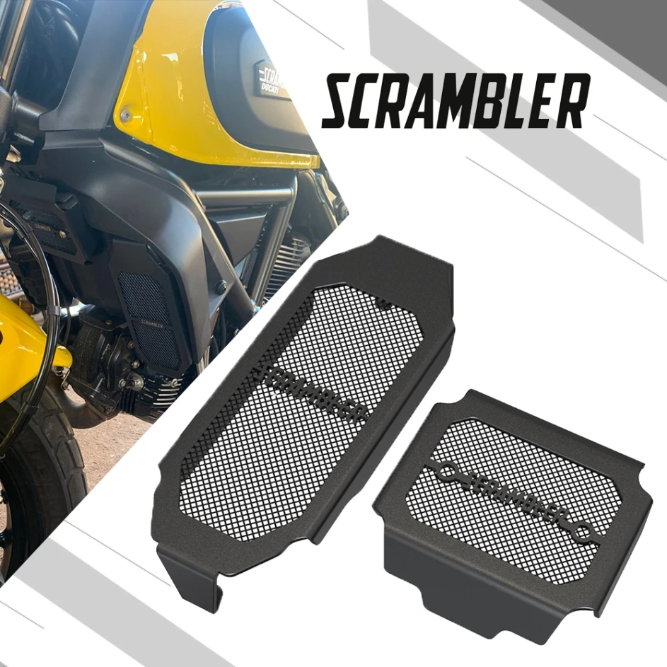 Protezione Della Griglia Dello Schermo Del Radiatore Della Moto Protezione Della Copertura Del Radiatore Dell'Olio Per Ducati Scrambler Italia Indipen