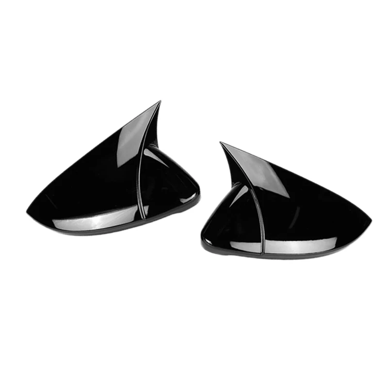 

1 Pair Black ABS Car Side Wing Rear View Mirror Cap Cover Fit for VW Golf MK7 MK7.5 GTI GTD R 2014 2015 2016 2017 2018 2019