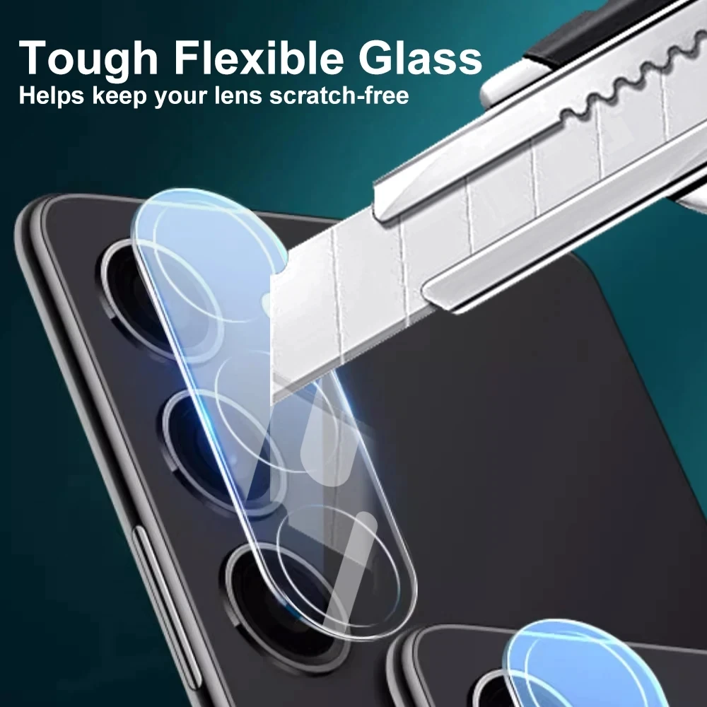 3D Clear Tempered Glass Camera Protector Lens Case (1-3 Pack)