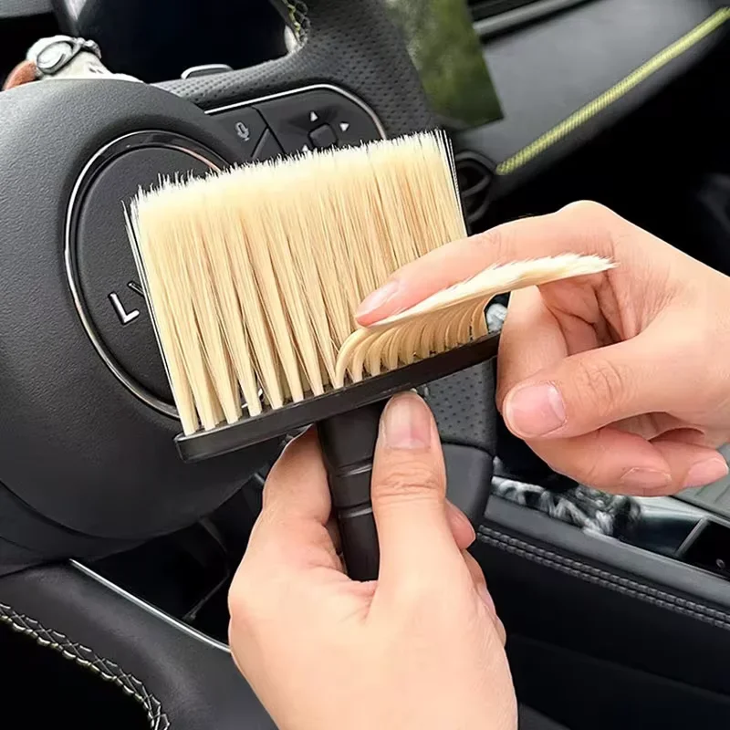 Premium Car Interior Dust Removal Brush with Soft Bristles