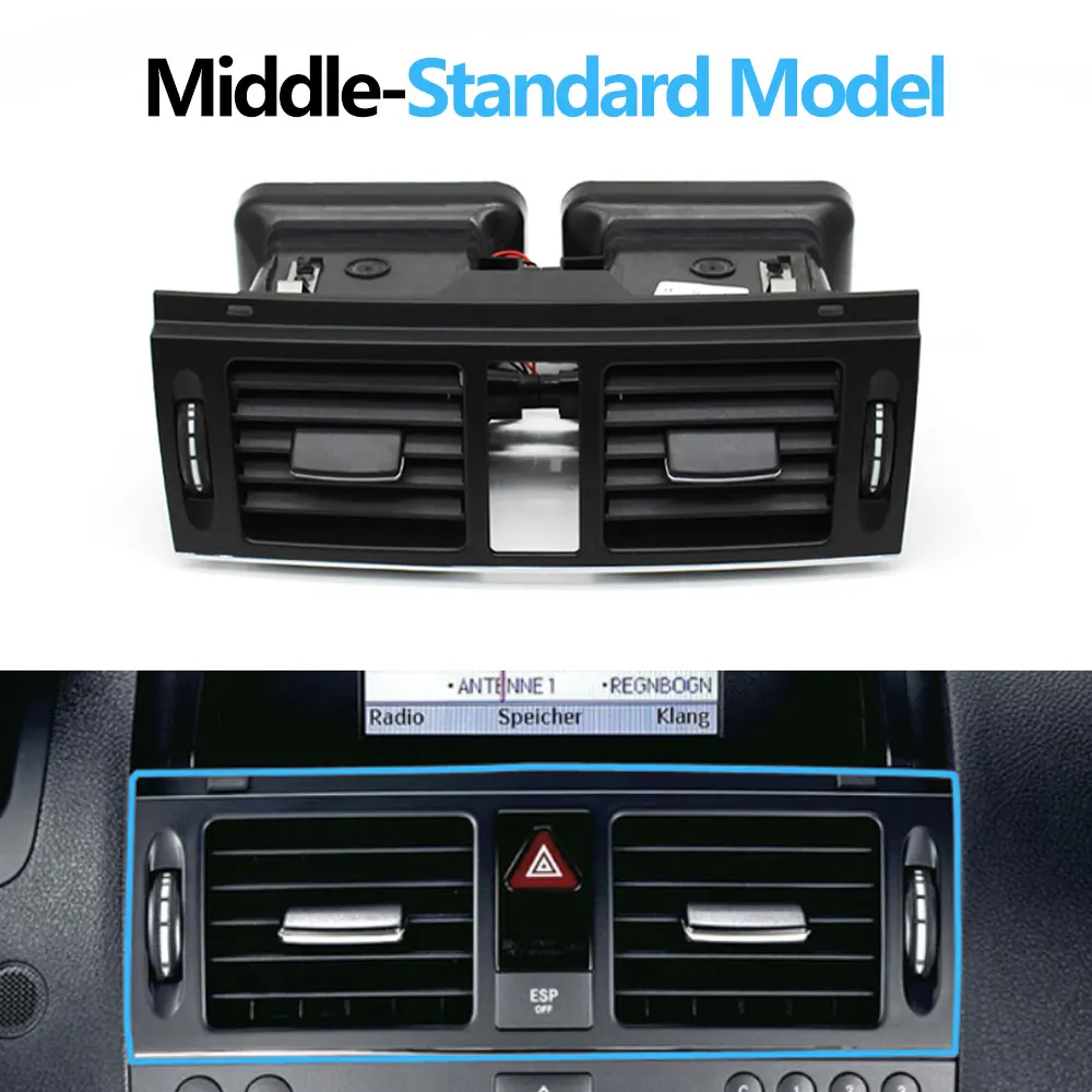 Mercedes Benz W204 C-Class AC Air Vent Grille Cover - Right Side Dashboard Vent Replacement (2007-2011) - View #7
