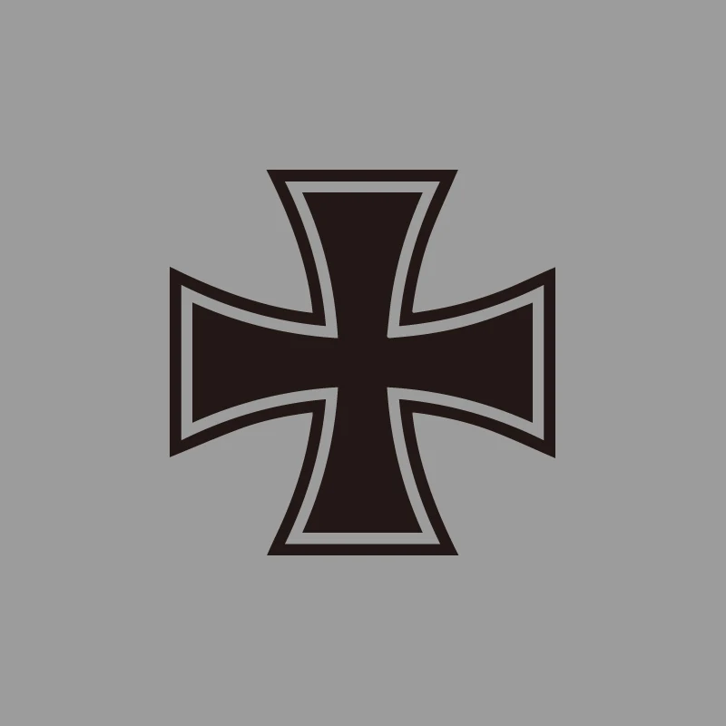 Iron Cross Car Sticker – Distinctive Decor
