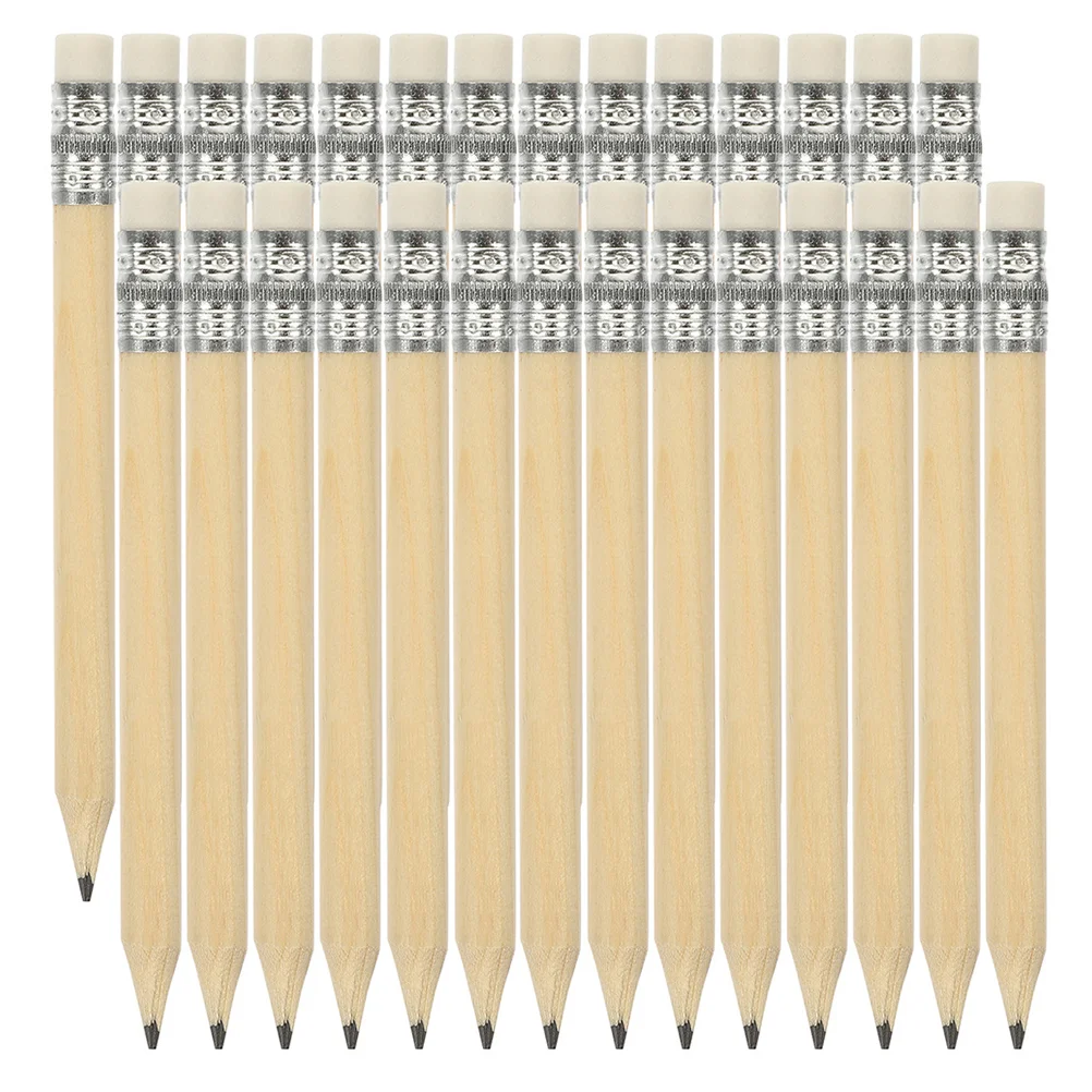 

50Pcs Golf Pencils Erasable Pencils Golf Pencils Multi-Use Writing Pencils for Home Office School