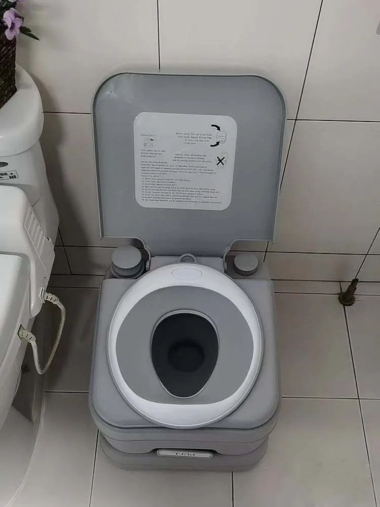 Outdoor Camping Portable Toilet Adult Children Movable Toilet Camping For Home Hospital Travel Capacity 20L Load 150kg