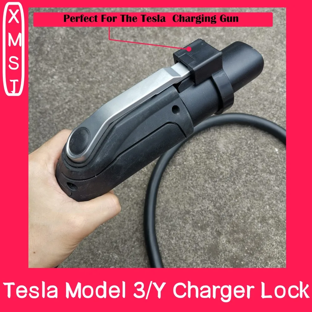 

Tesla Model 3/Y Charger Lock for J1772 Adapter