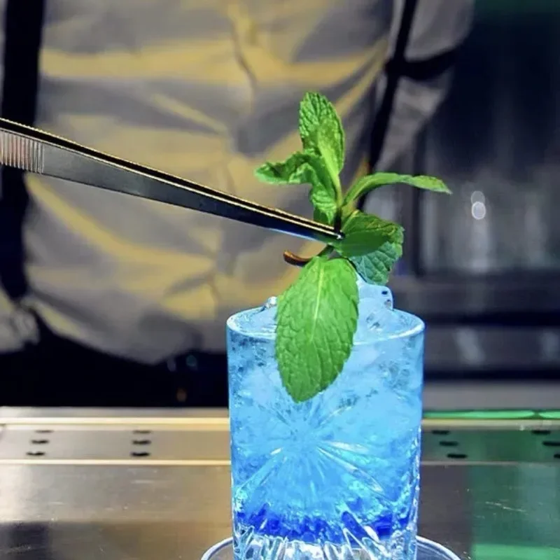 Bar Cocktail Pliers Thickened Mint Leaf Tool Clip Stainless Steel Long