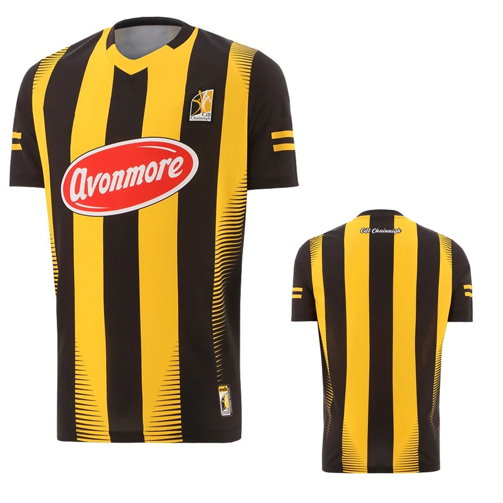 Kilkenny Gaa 2 Stripe Home Jersey 2022 Meath Derry Tyrone Kerry Donegal