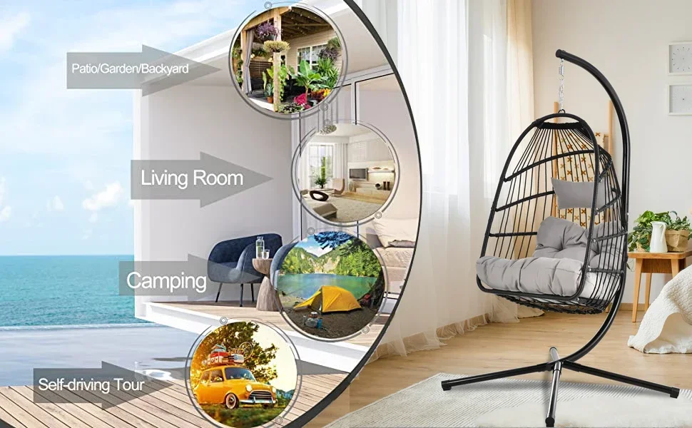 Swing Egg Chair with Stand