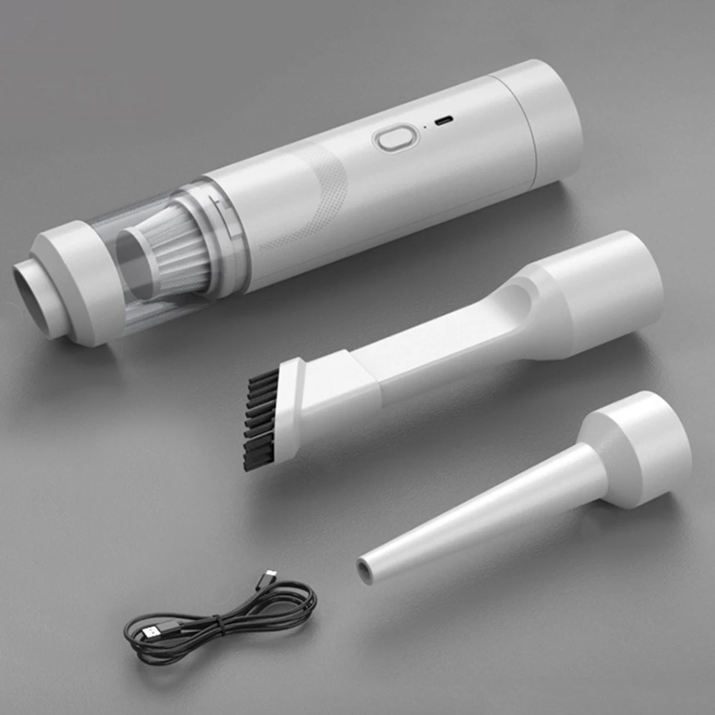 Cordless Car Vacuum Handheld Car Cleaner Automobile Maintenance 36.8*6.5*3.5cm One-Handed Operation 100W Power