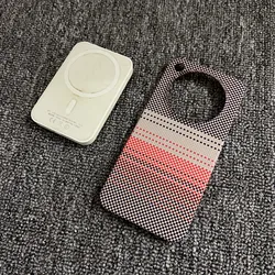 Enhanced Ultra - Thin Carbon Fiber Kevlar Pattern Magnetic Phone Case for OPPO Find X8s (RL Ggrey)