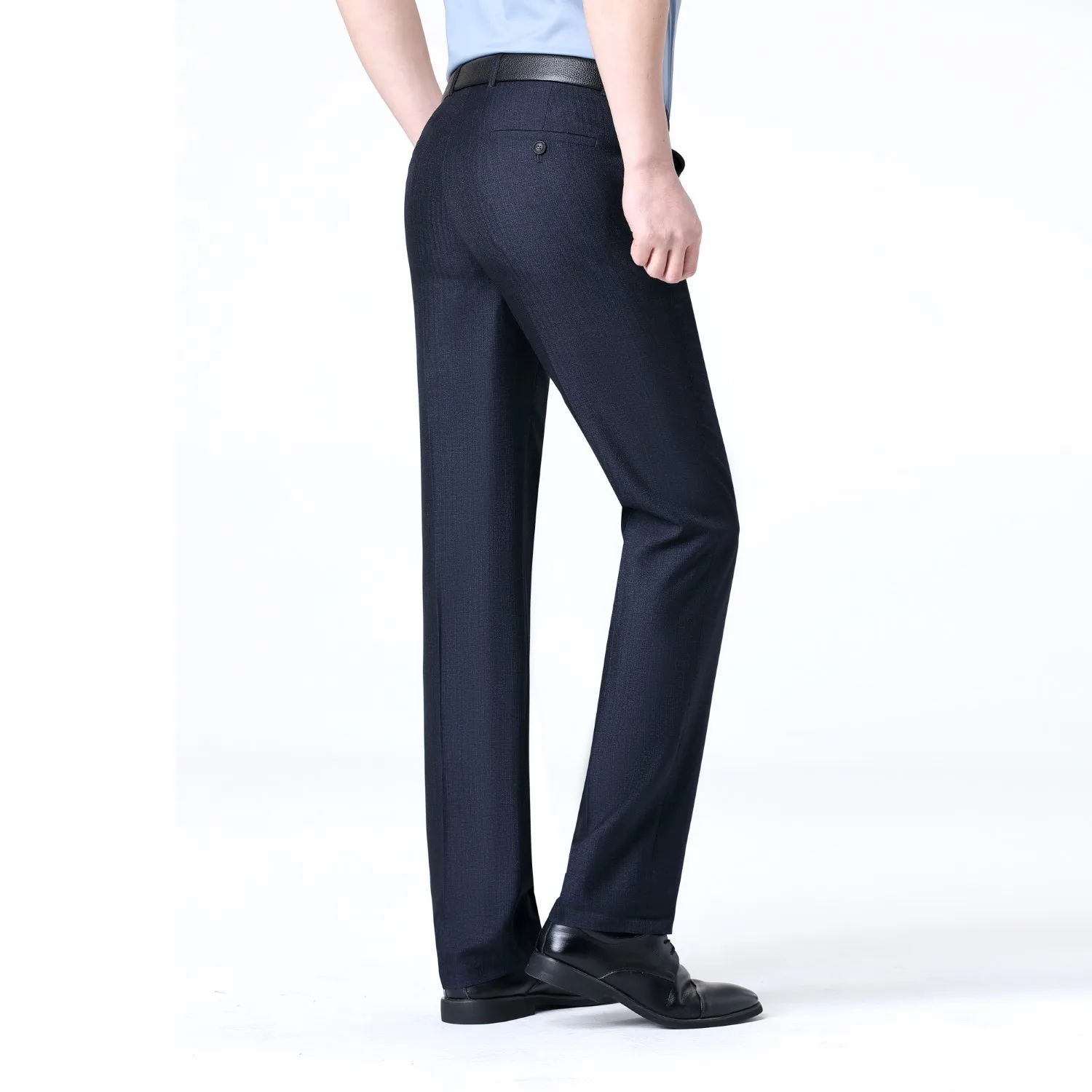 Brand New High-end Men's Wool Pants -Wool Blend Thin Fabric for Summer,Business Formal Dress Pants,Wool Blend Trousers