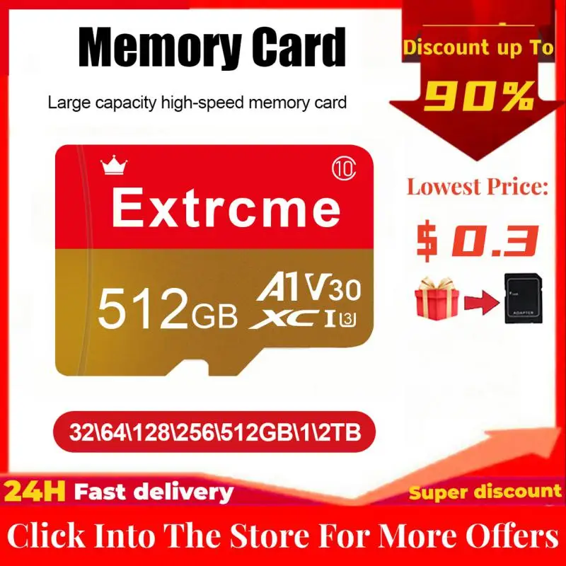 Scheda Di Memoria Originale Tf Card 512Gb 256Gb 128Gb 64Gb Mini Sd Card Ad Alta Velocità Micro Tf Sd Card Per Nintendo Switch Camera Drone