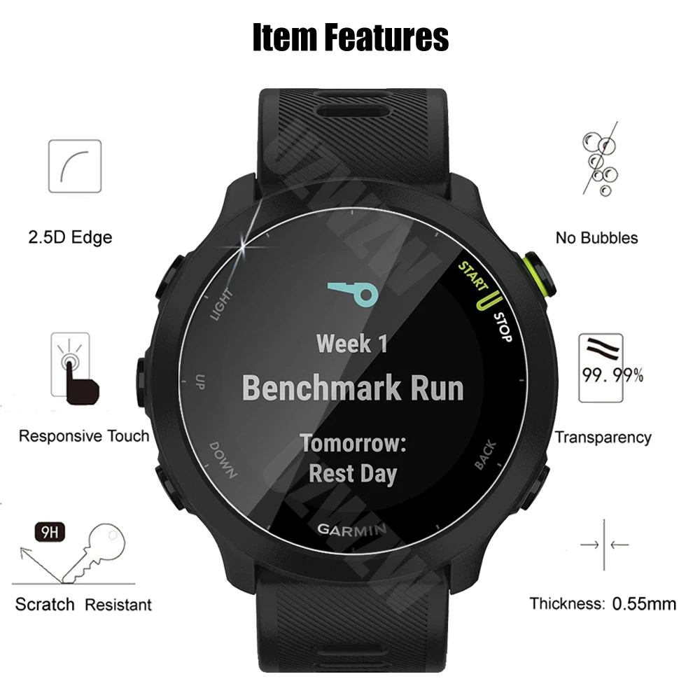 (3 + 2) Garmin Forerunner 55 Ʈ ġ (3pcs) ȭ  ȭ ȣ  (2pcs)  Ʈ ÷  Ŀ
